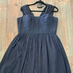 Navy bridesmaid dress